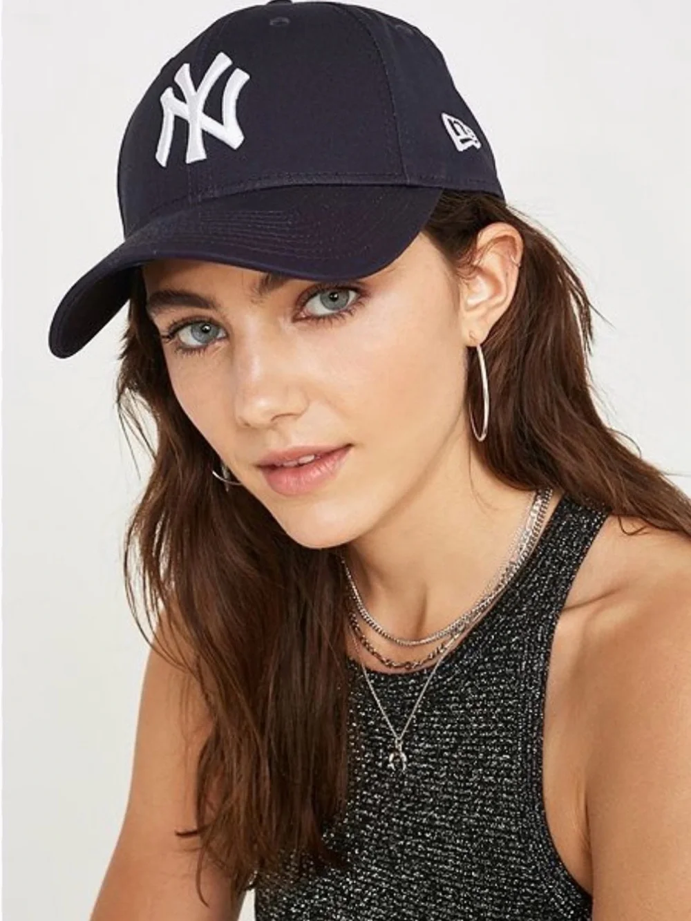 New Era New York Yankees Black Adjustable Cap